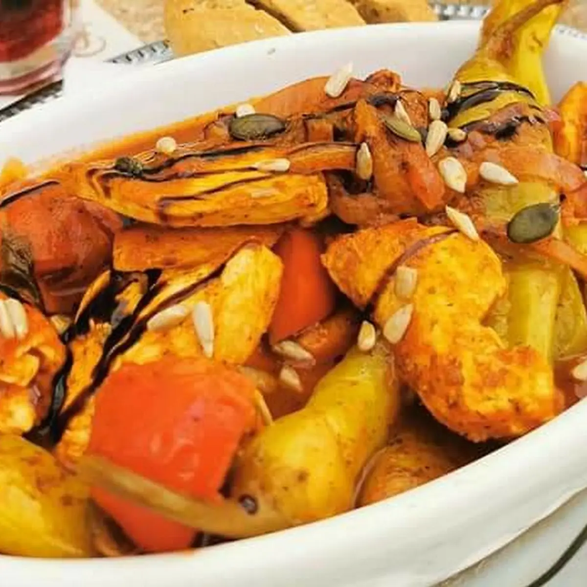 Hähnchen Arrabiata
