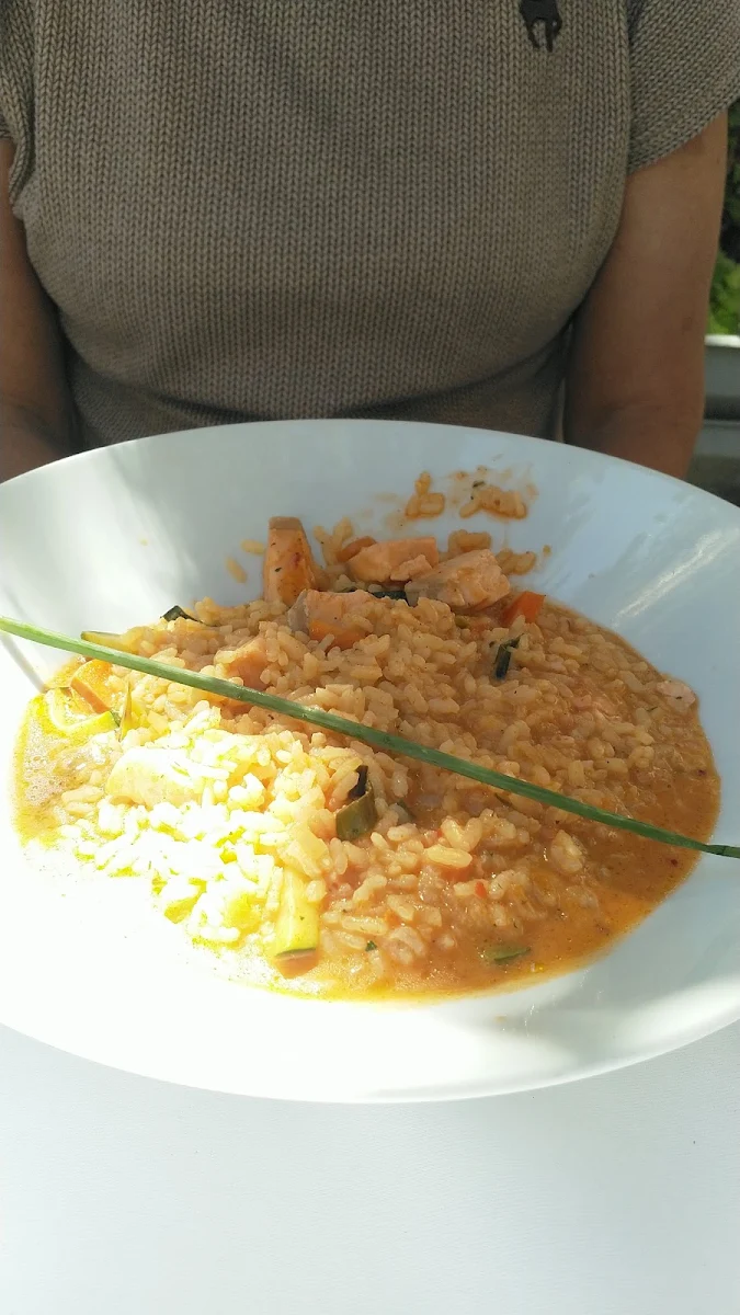 Lachs Risotto