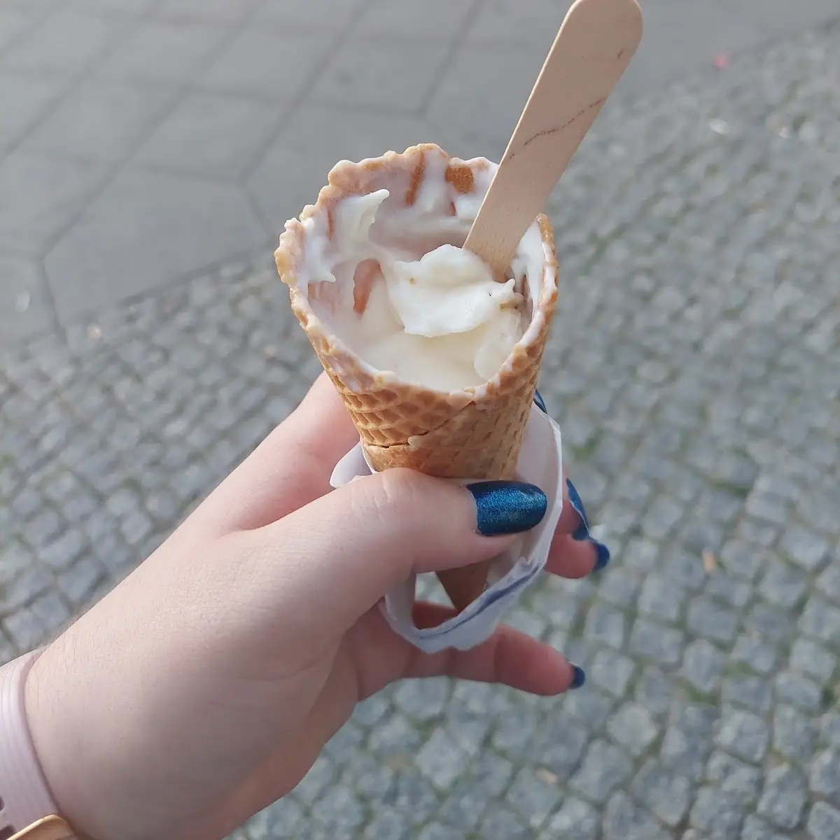 Softeis Mit Marshmallows