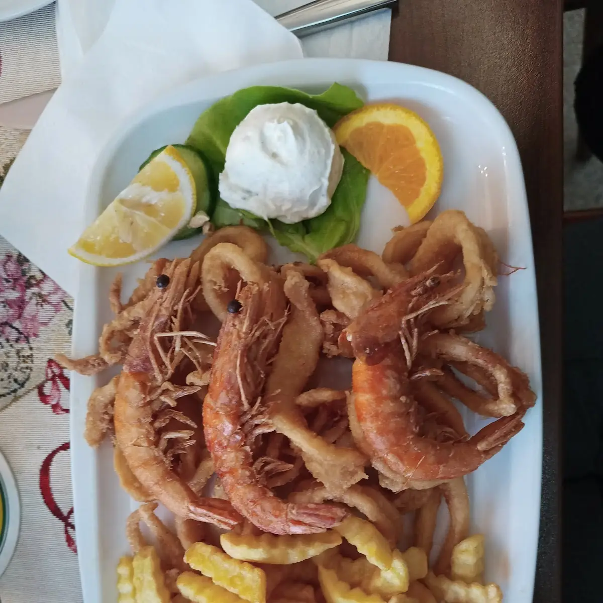 Meeresfrüchte Teller