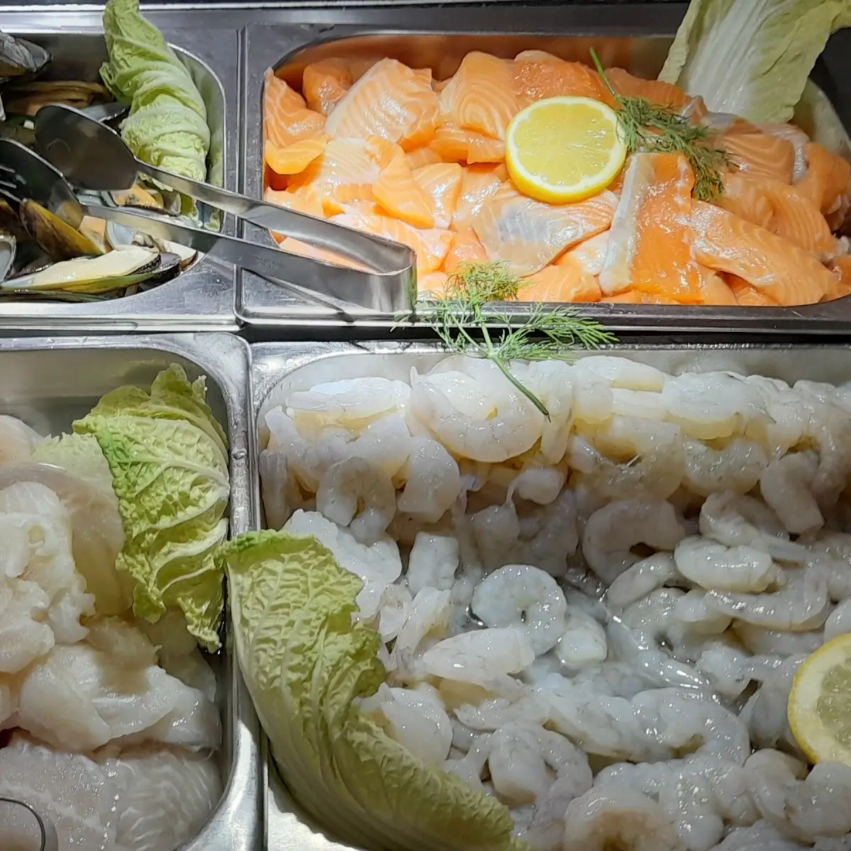 Grillfisch Buffet