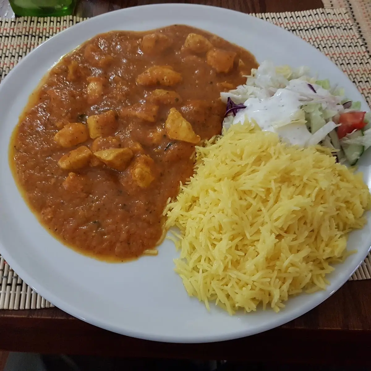 Chicken Curry, Pizzeria bella italia