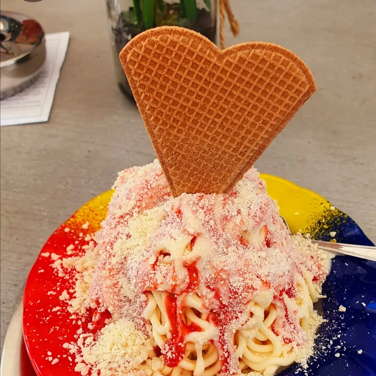 Spaghetti Eis