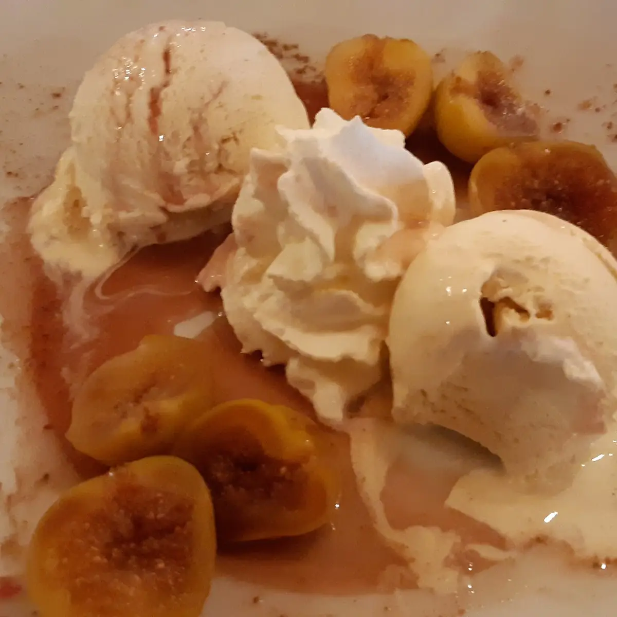Gebackene Feigen Mit Eis