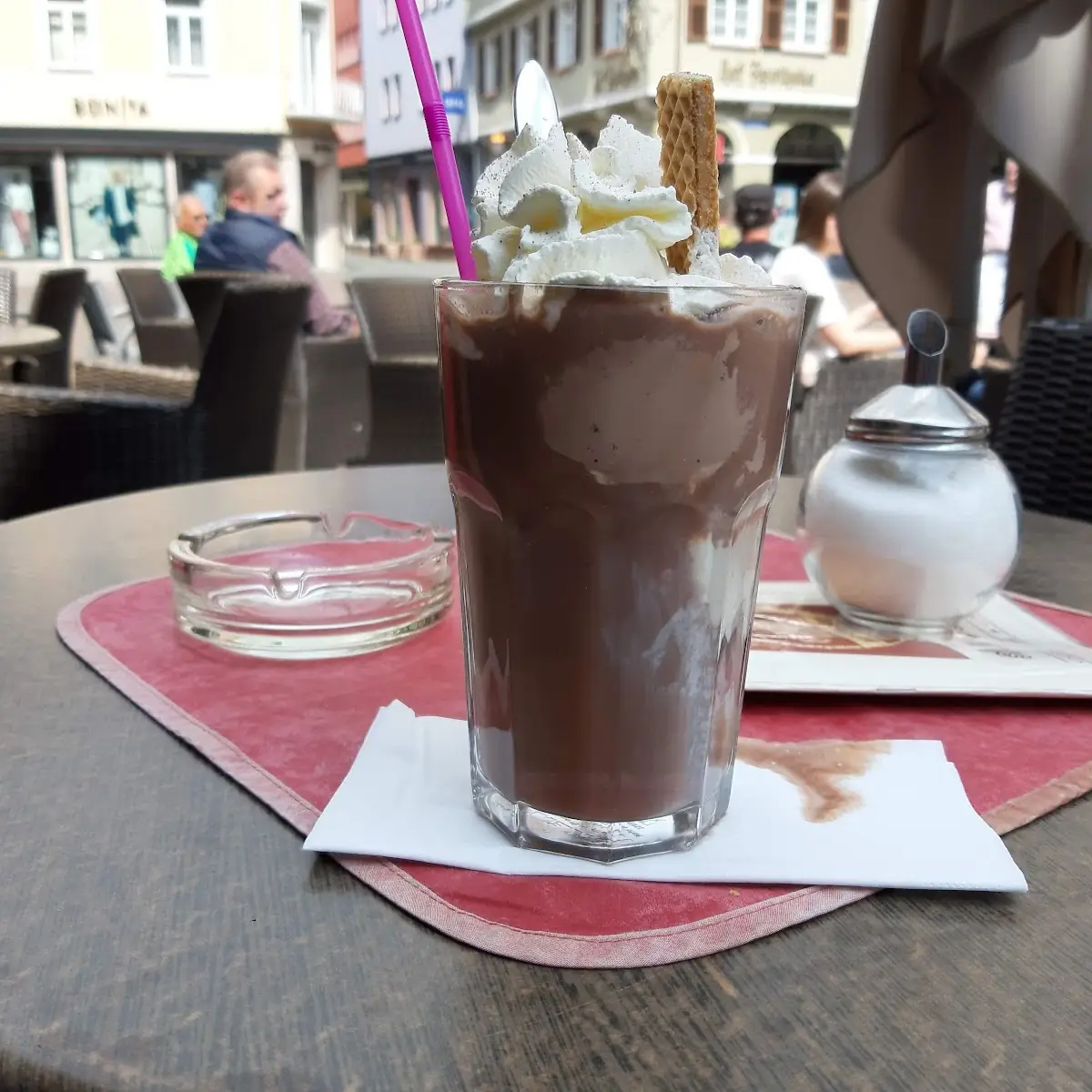Eiskaffee Oder Eisschokolade