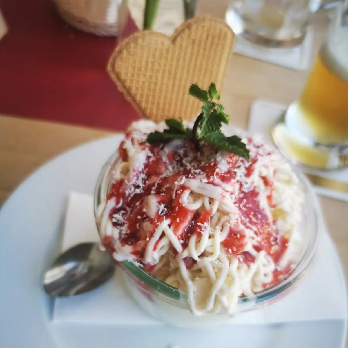 Spaghetti Eis