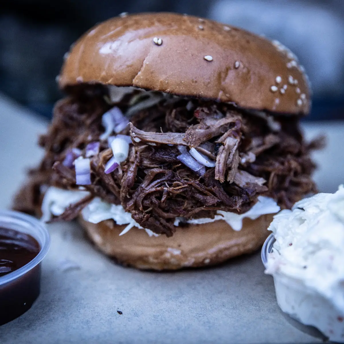Pulled Beef Burger