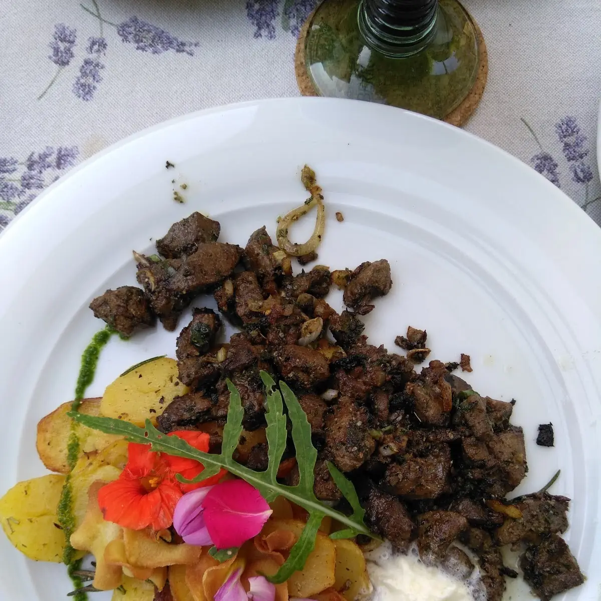 Leber Mit Brägele, Gasthaus zum Kaiserstuhl - Lothar Koch