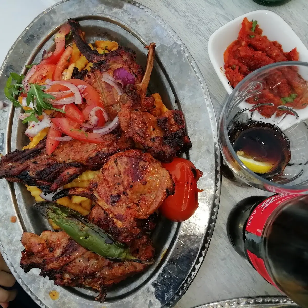 ريش مشوية