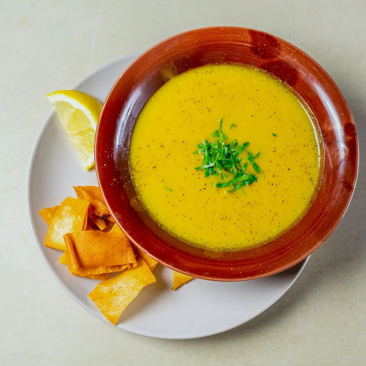 Cremige Linsensuppe