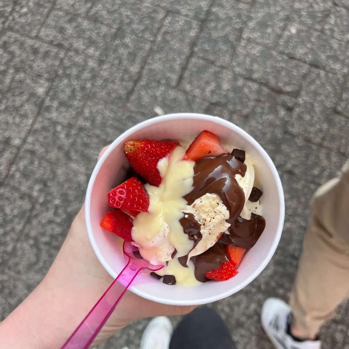 Eis Mit Toppings