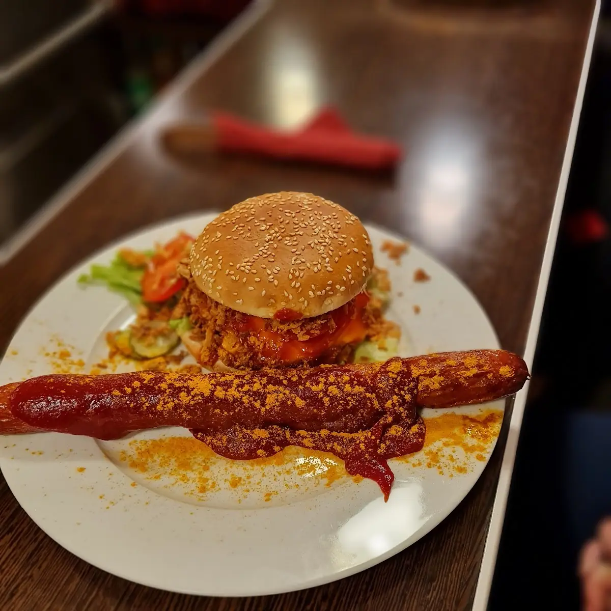 Riesencurrywurst