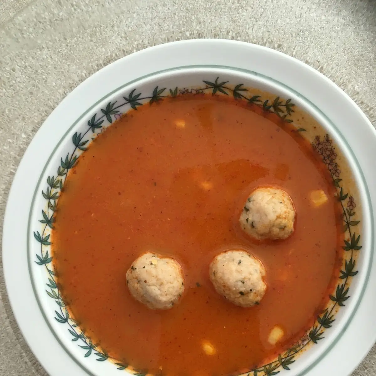 Rote Currysuppe