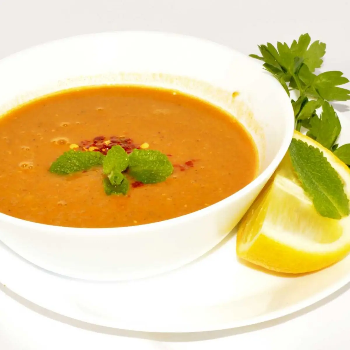 Orientalische Linsensuppe