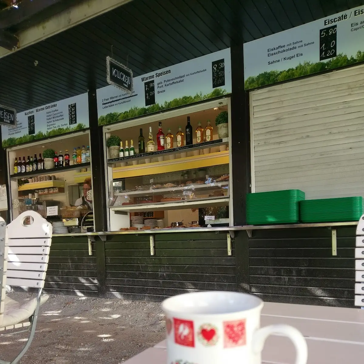 Kaffe, Schlosscafé im Palmenhaus
