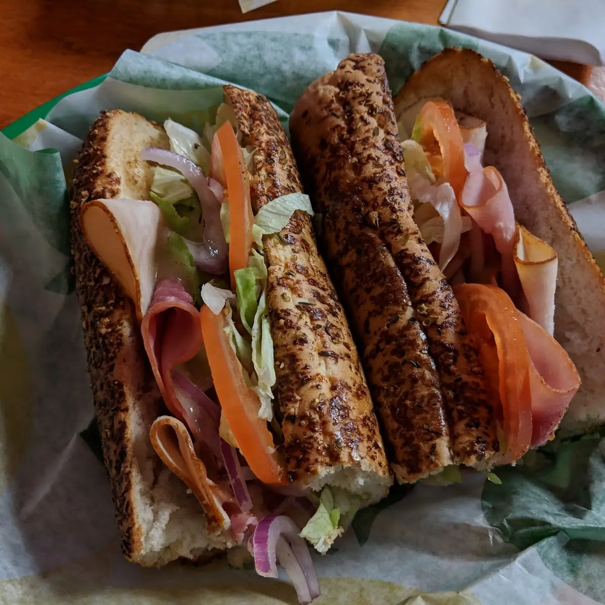 Turkey Hamburg & Bacon Sub