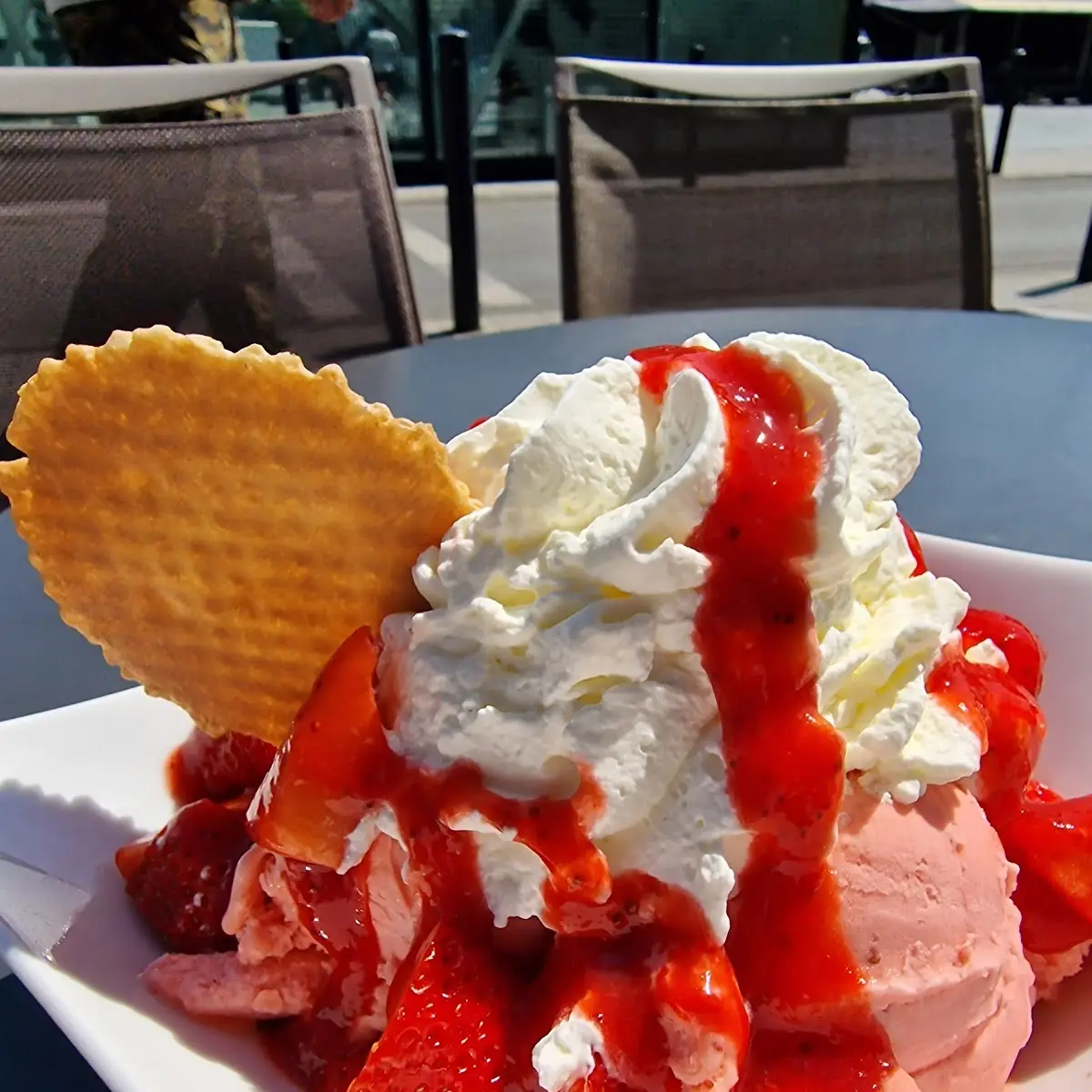 Erdbeere Eis