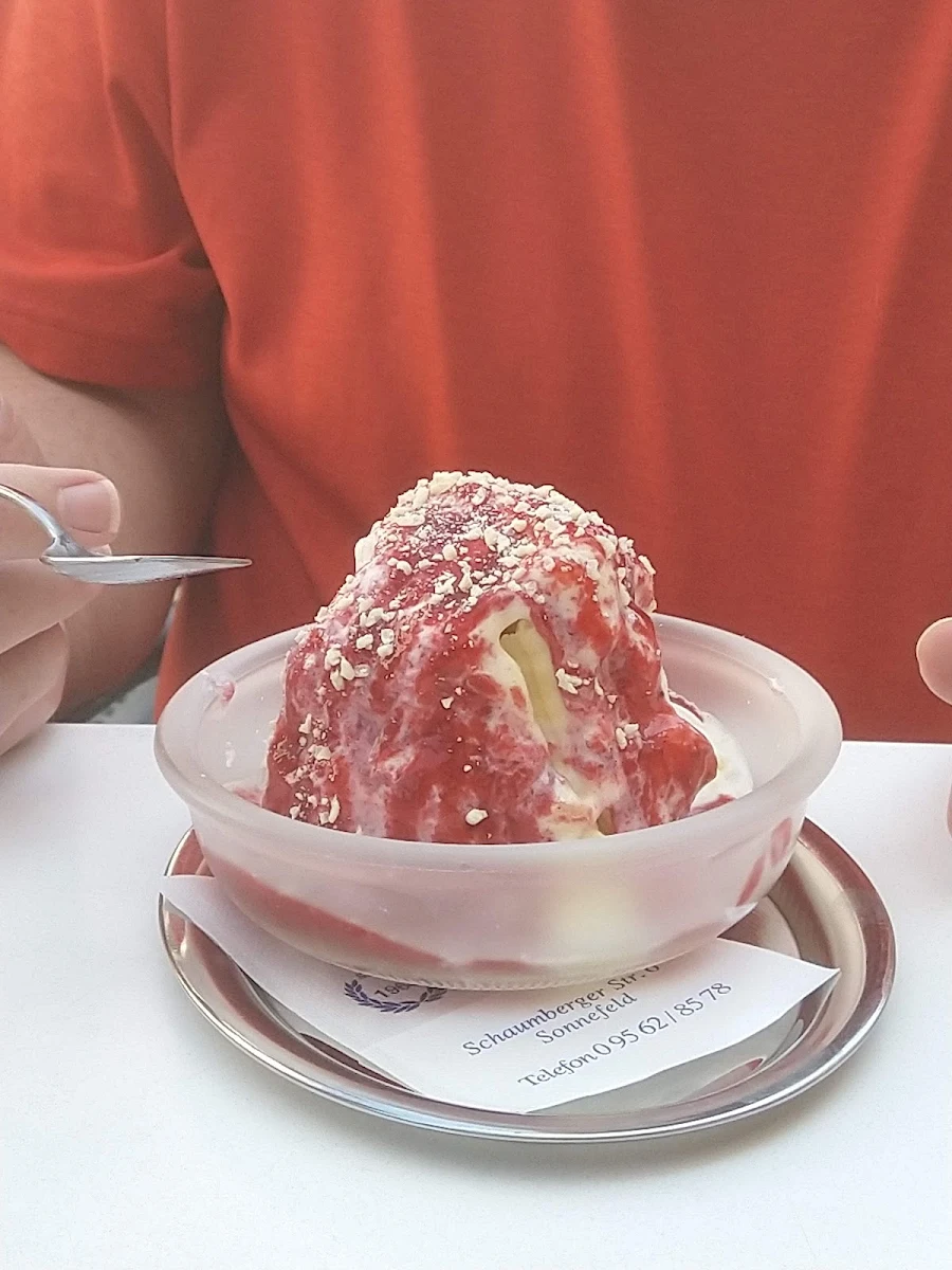 Spaghetti Eisbecher
