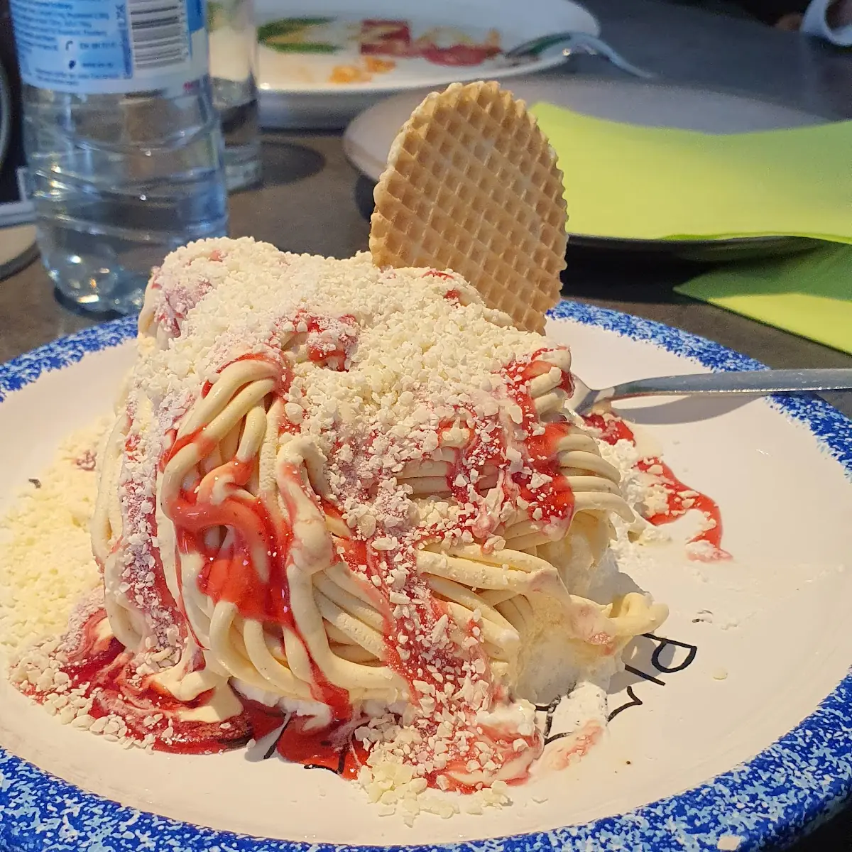 Spaghetti-eisbecher