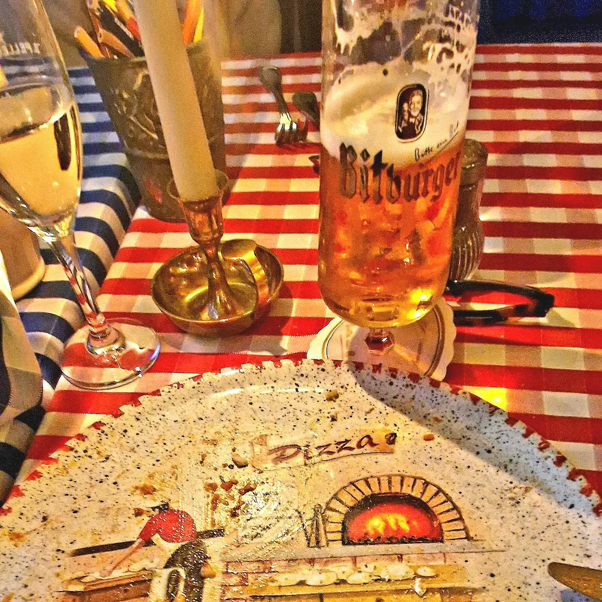 Pizzateller, da YVONNE Trattoria Toscana Berlin im Grunewald