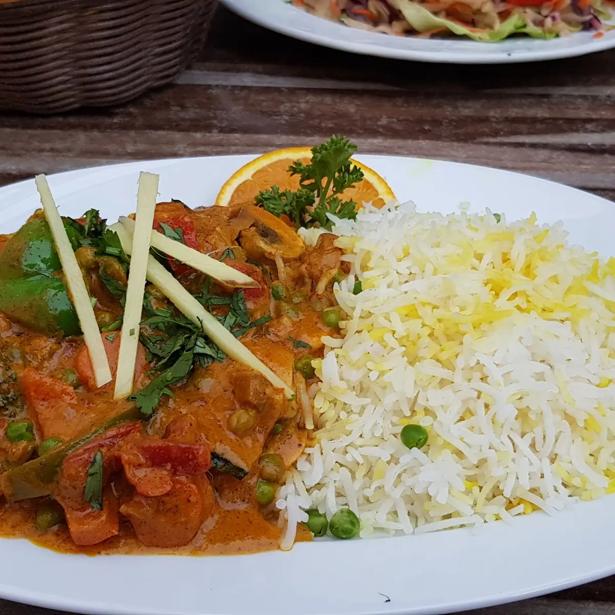 Curry Gemüsebällchen, Gaststätte Eintracht Frankfurt