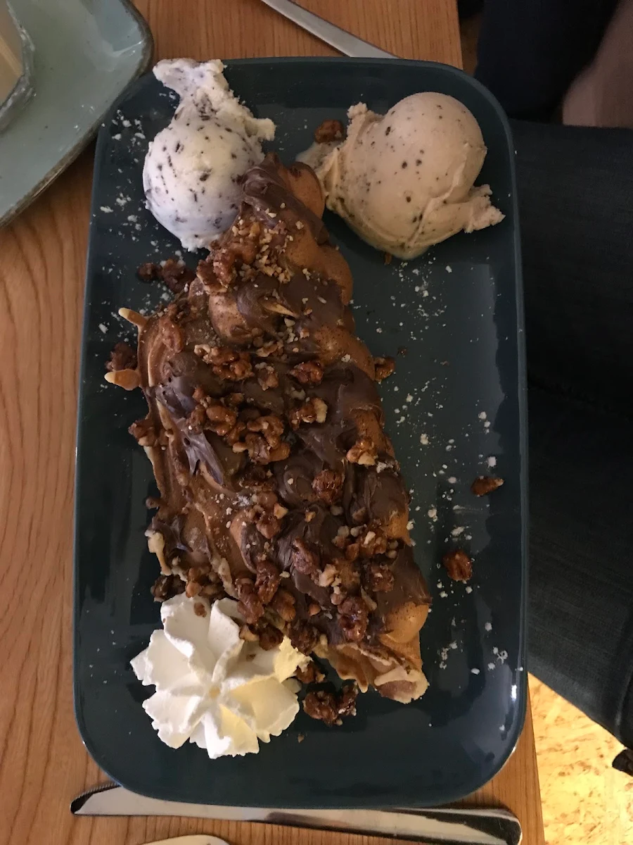 Bubble Waffel Mit Eis