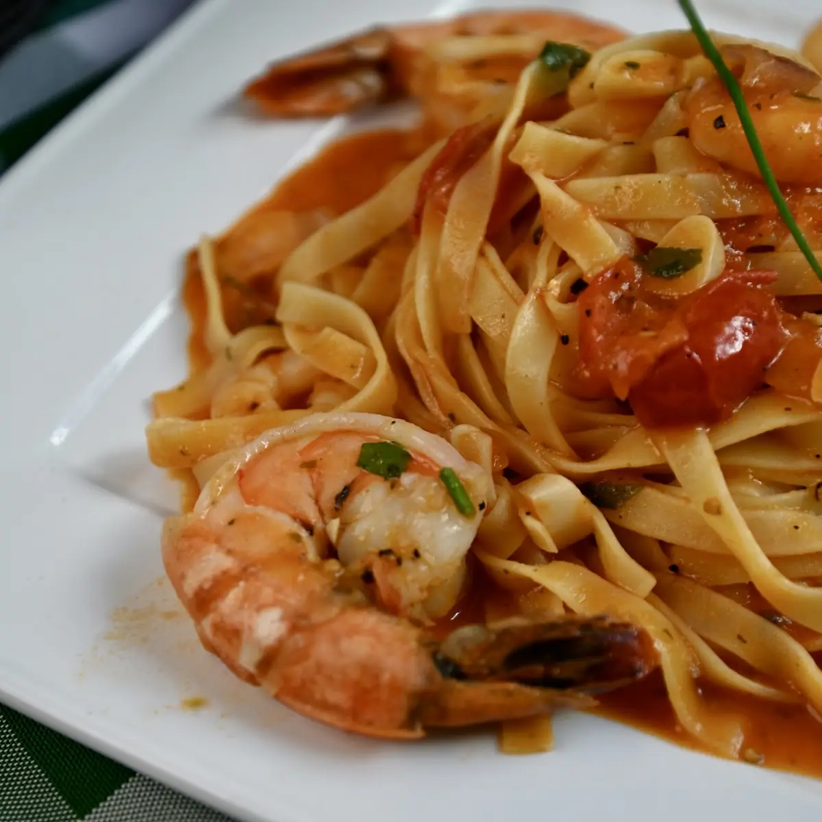 Tagliatelle Con Code Di Gamberoni
