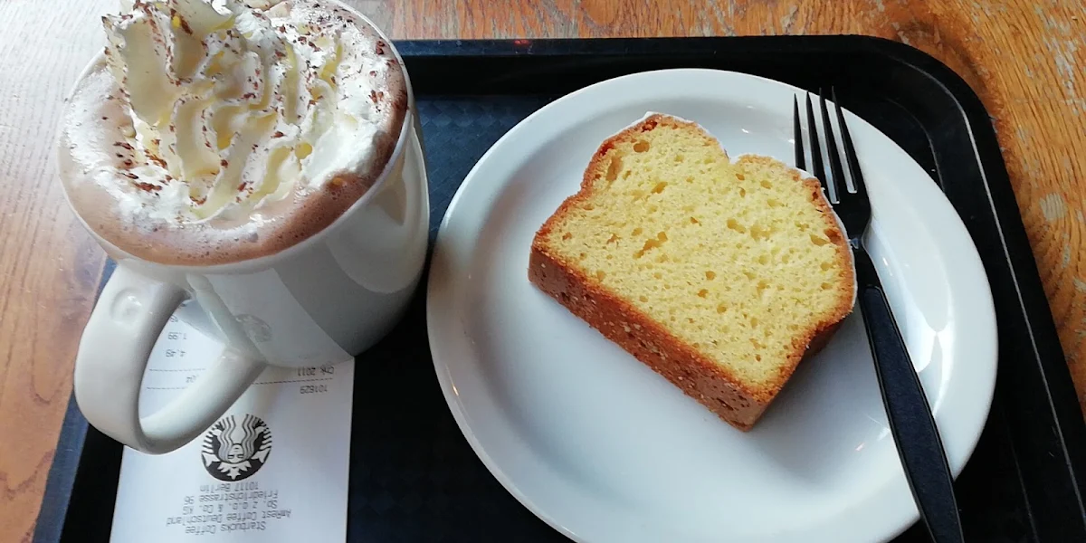 Cacao with Lemon Cake, Starbucks