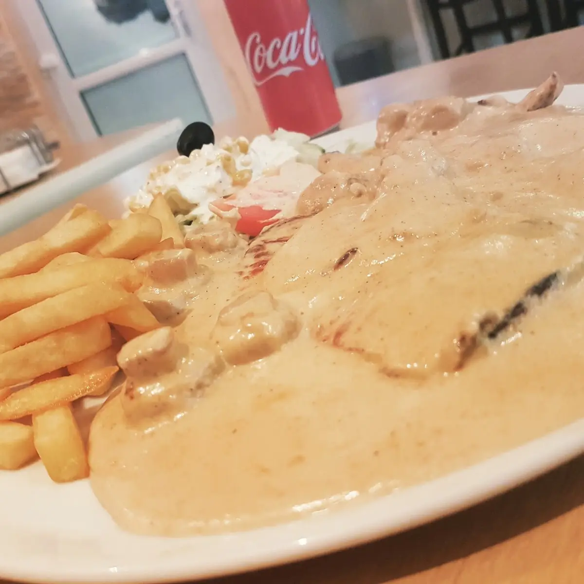 Schnitzel Hähnchenbrust, Pizzeria Calabria