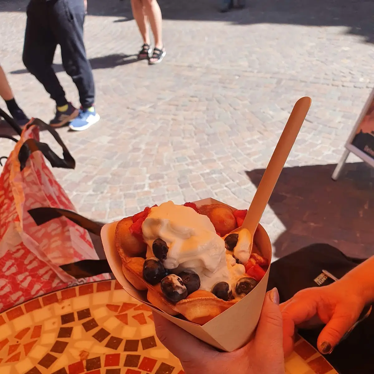 Waffeln Mit Eis