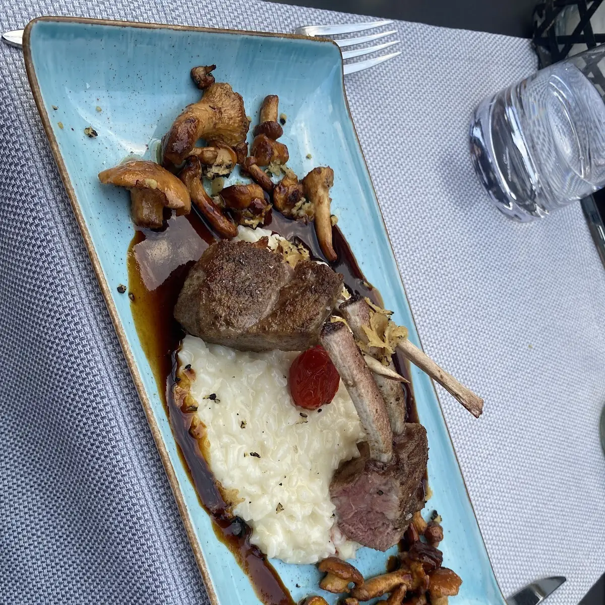 Lamm Mit Risotto