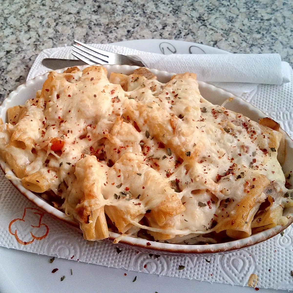 Mit Käse Überbacken