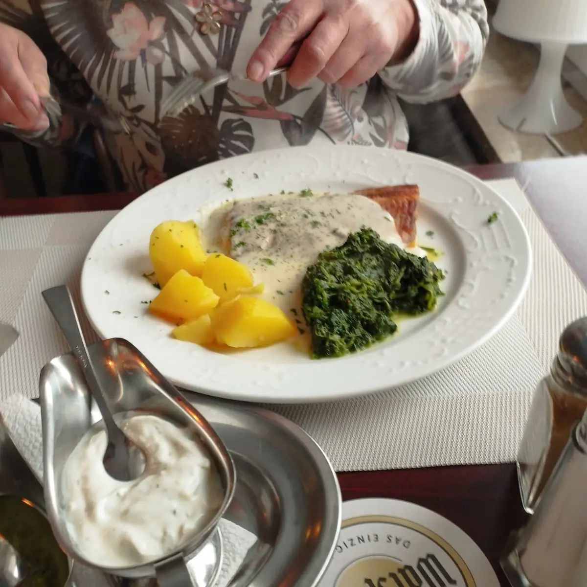 Lachs Mit Spinat