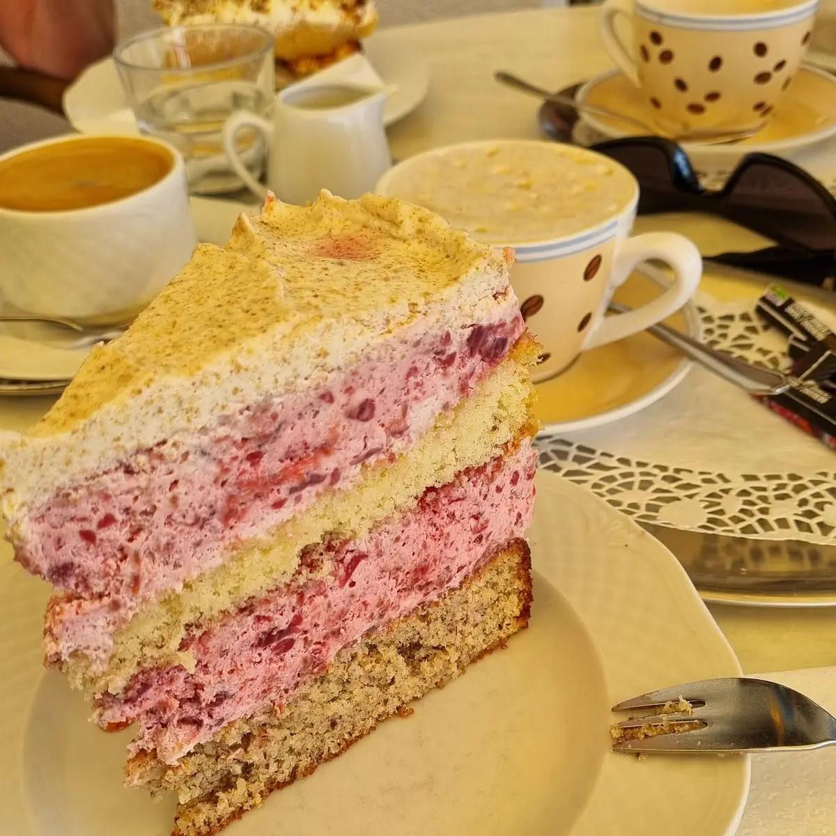 Himbeertorte, Café Restaurant Seeterrasse
