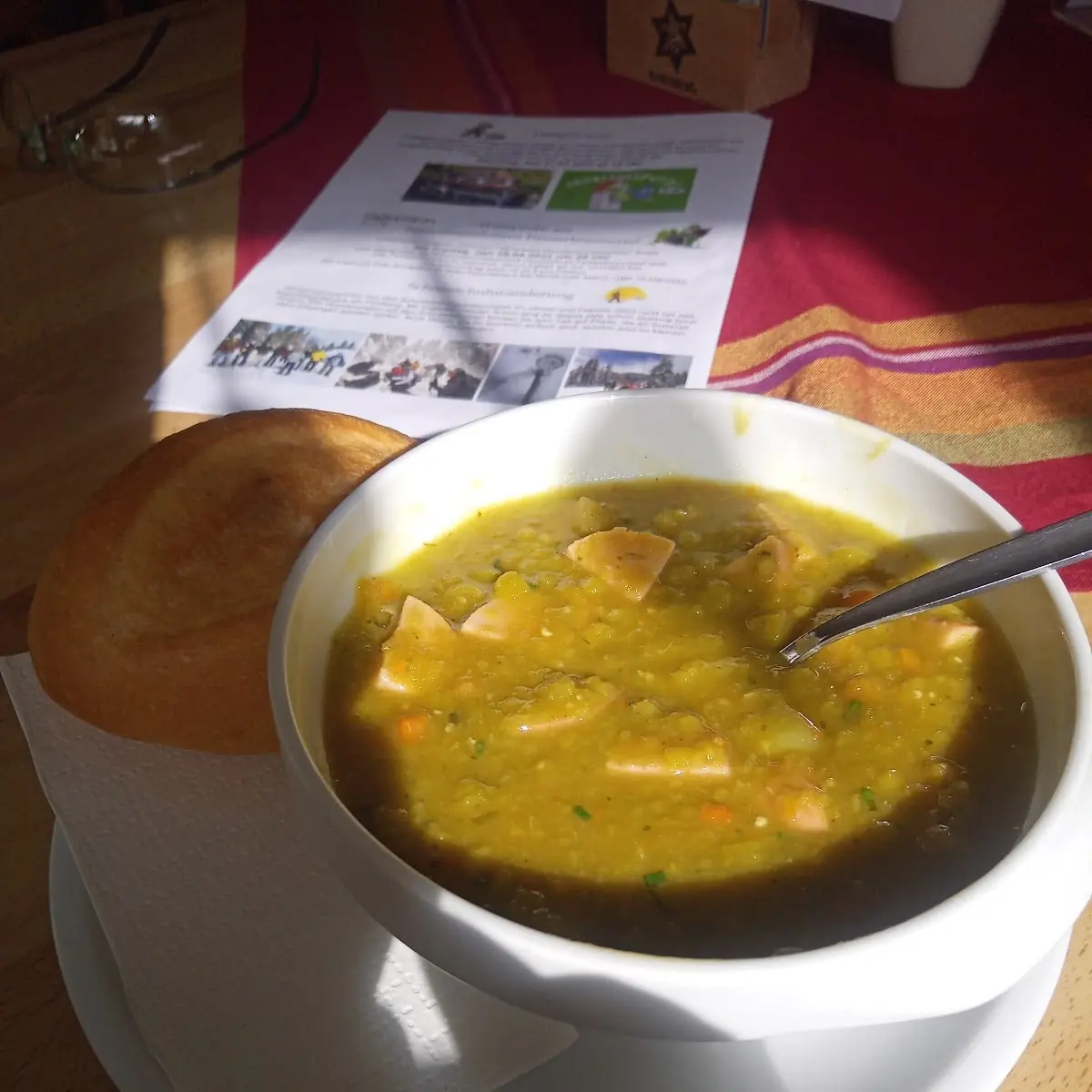 Erbsensuppe, Naturfreundehaus Finsterbrunnertal
