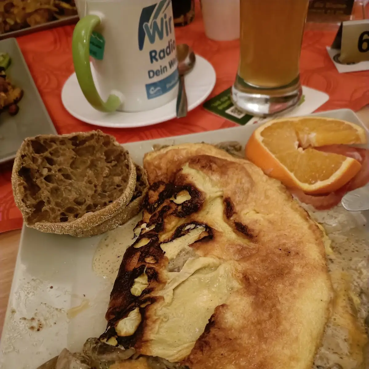 Champignonlette, Gaststätte Die Ellern, Bowlingbahn und Biergarten