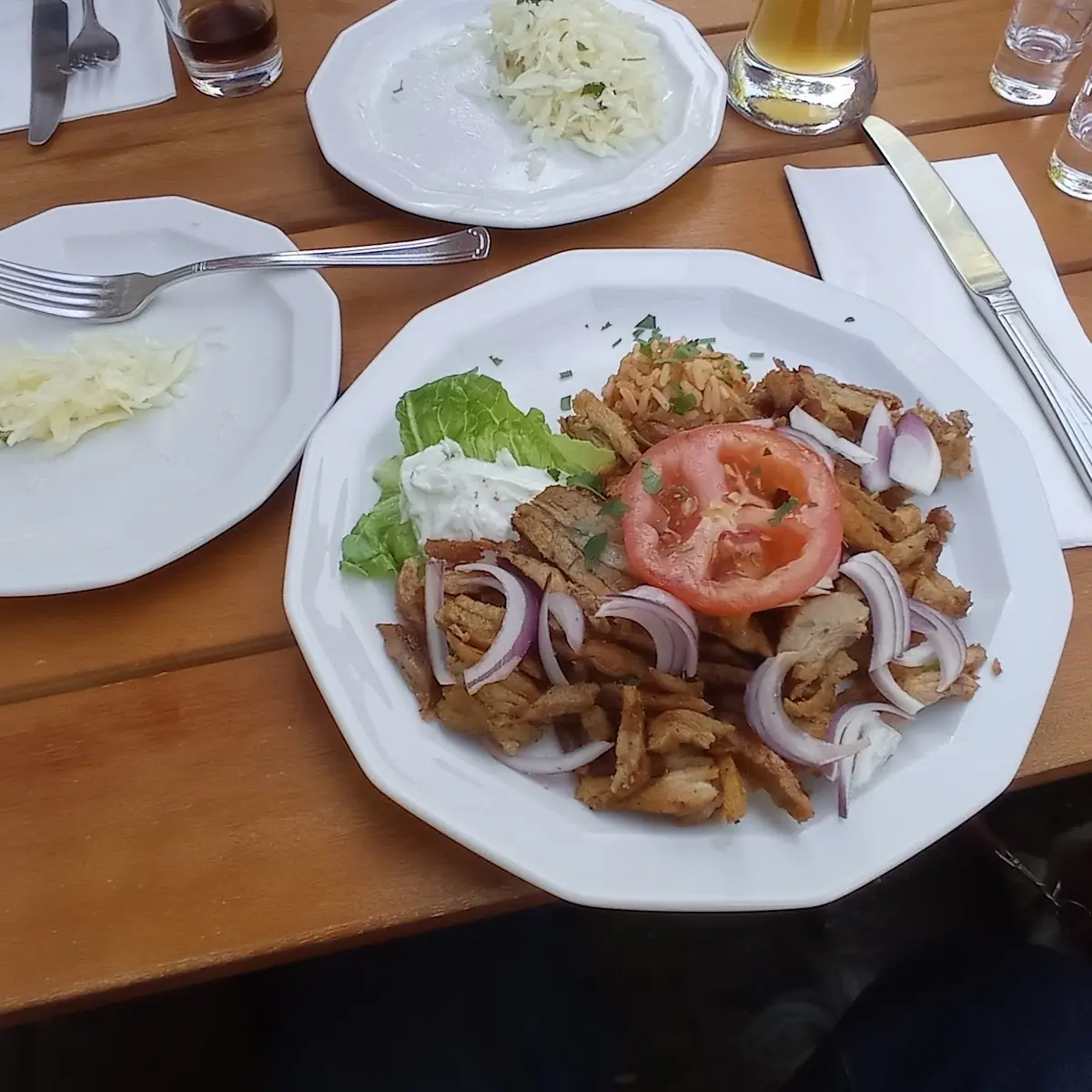 Gyros, Athanassia Vlachos Restaurant Taverne Lakis
