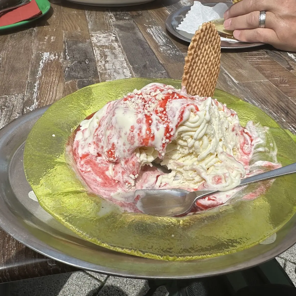 Spaghetti Eis