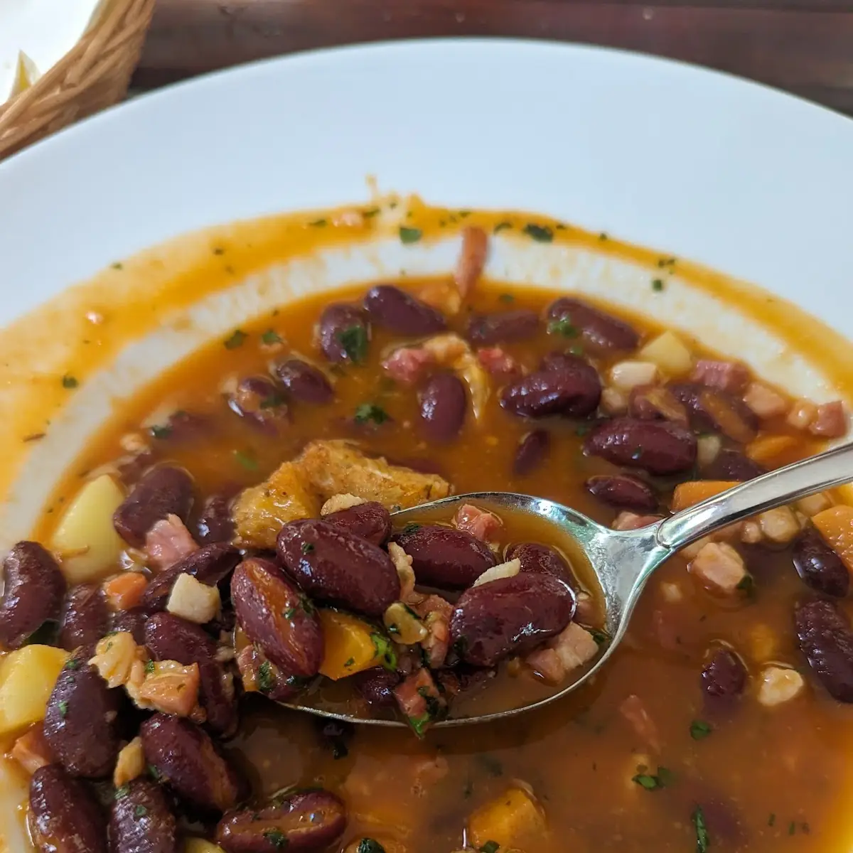 Bohnensuppe