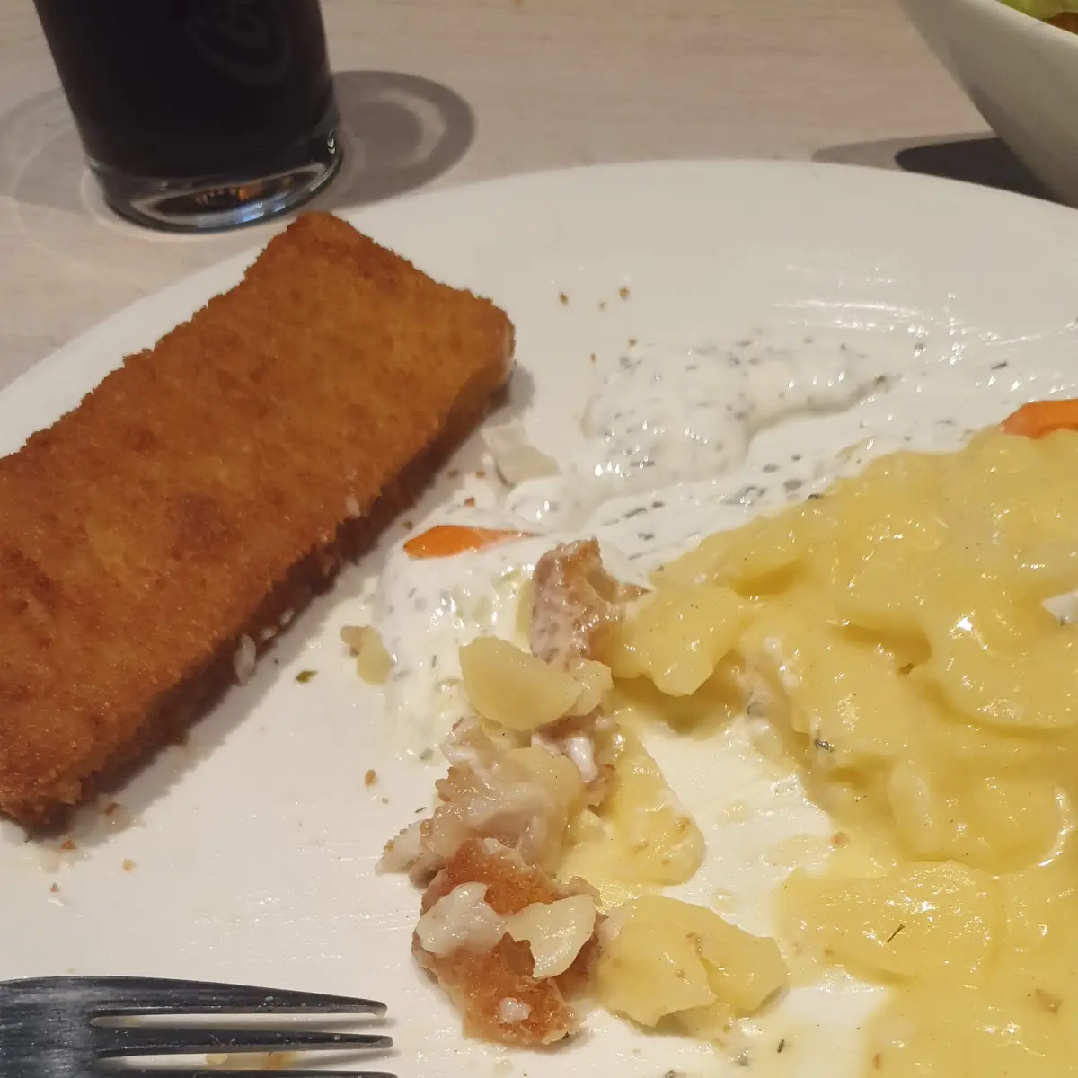 Backfisch Mit Kartoffel Salat