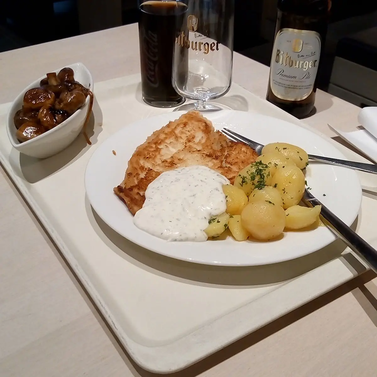 Scholle Mit Salzkartoffeln