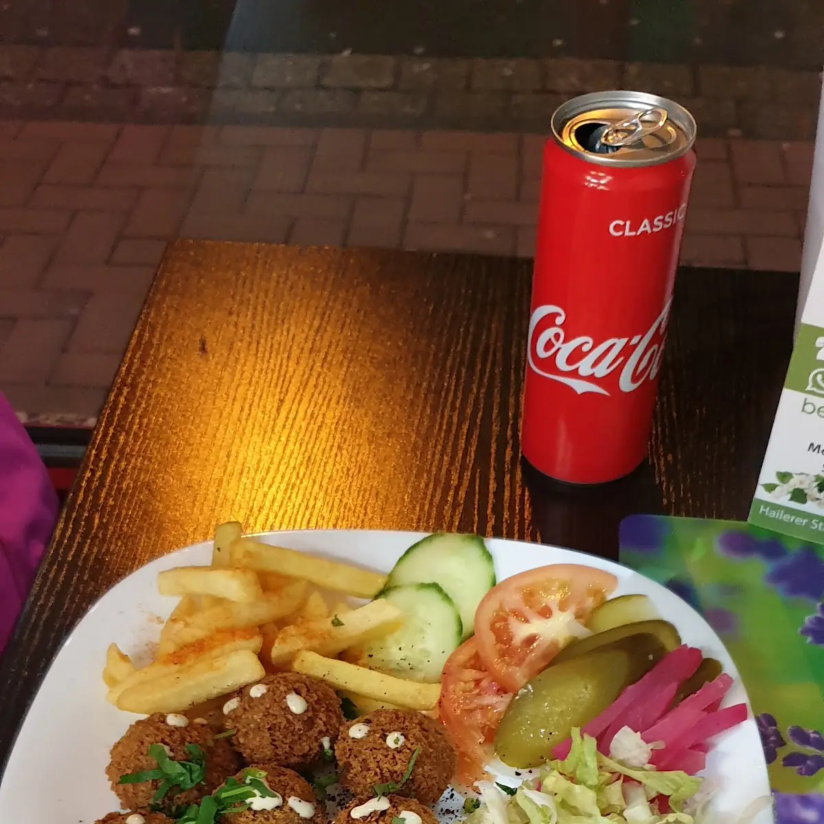 Basic Falafel Teller, Al-Jasmin Restaurant مطعم الياسمين