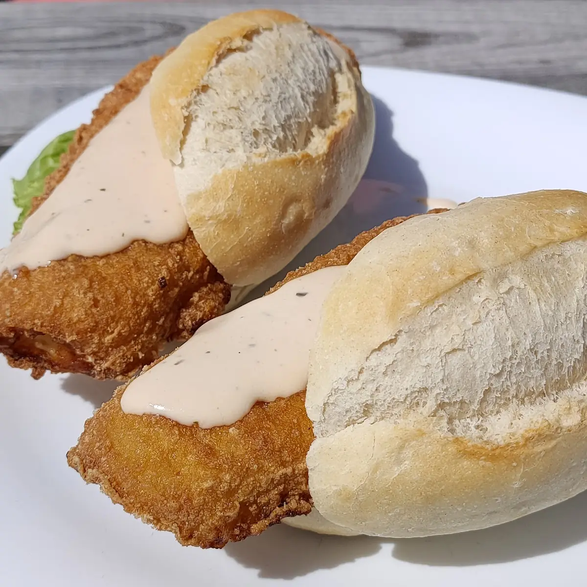 Backfisch Brötchen