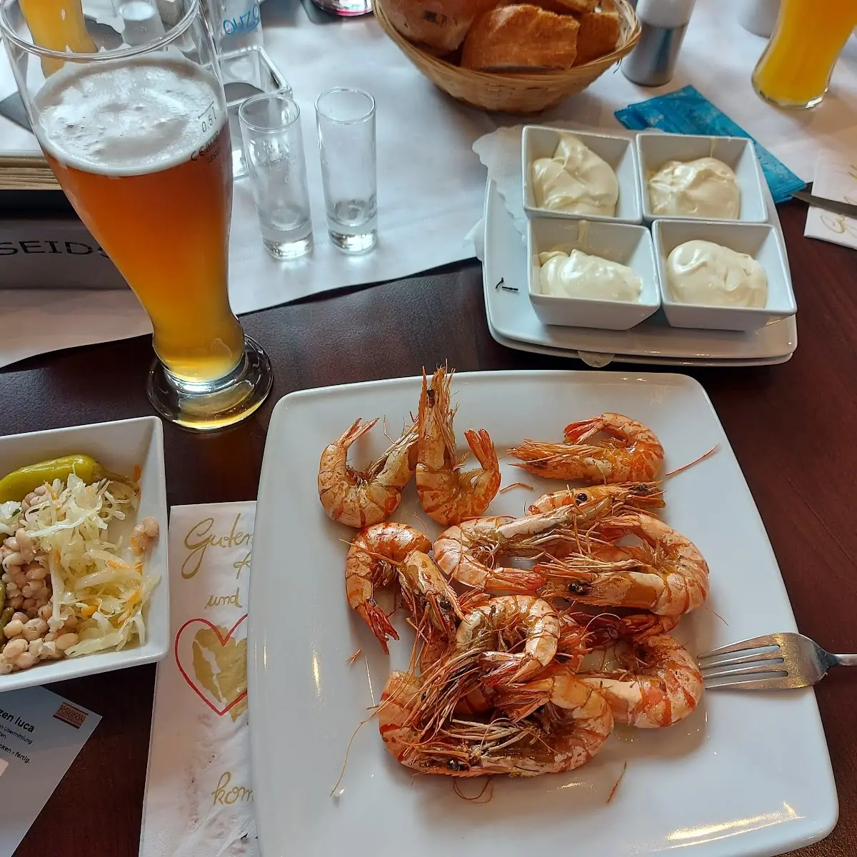 Scampis, Restaurant Poseidon - Dimi Mitsioulas