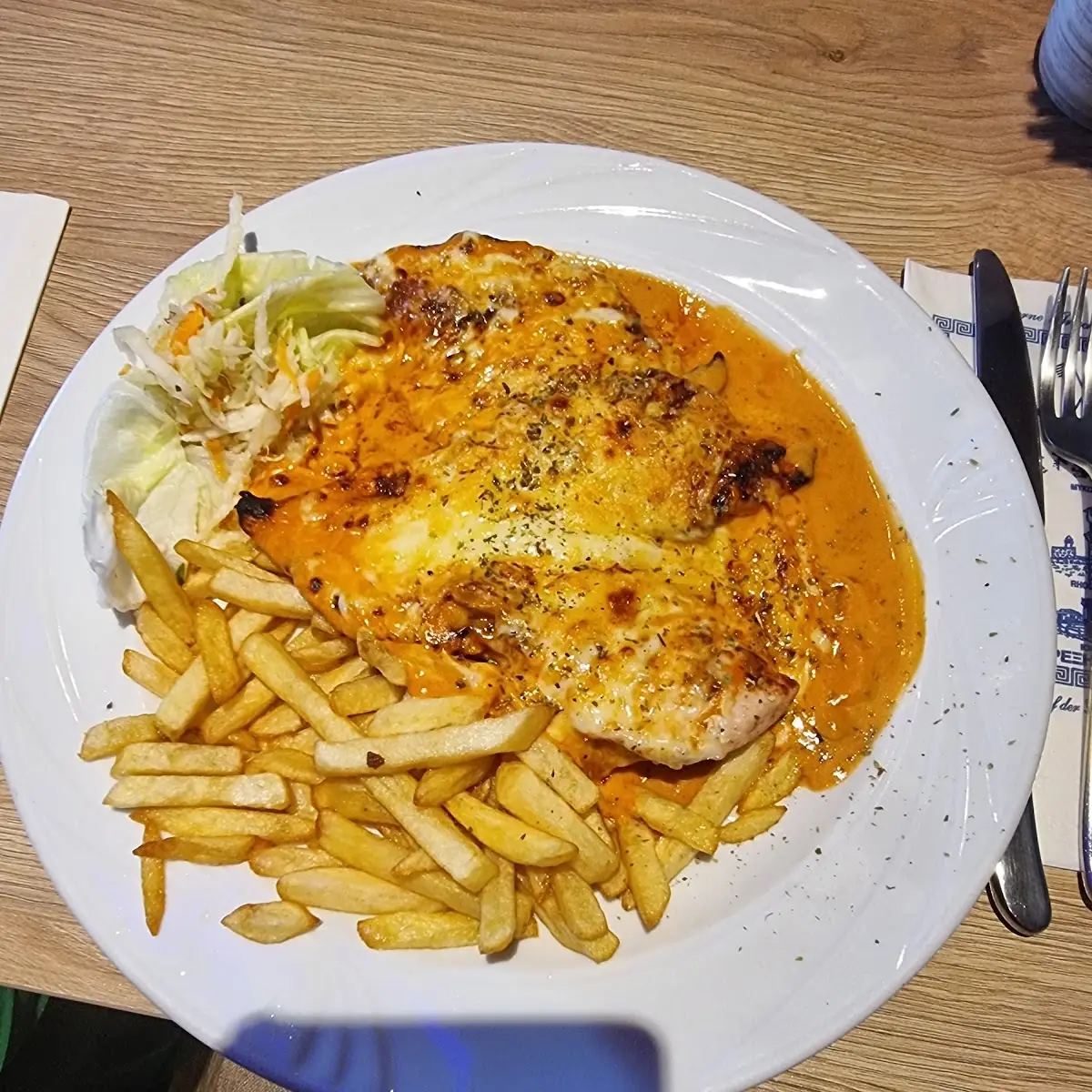 Hähnchenbrustfilet, SIRTAKI • Griechisches Restaurant