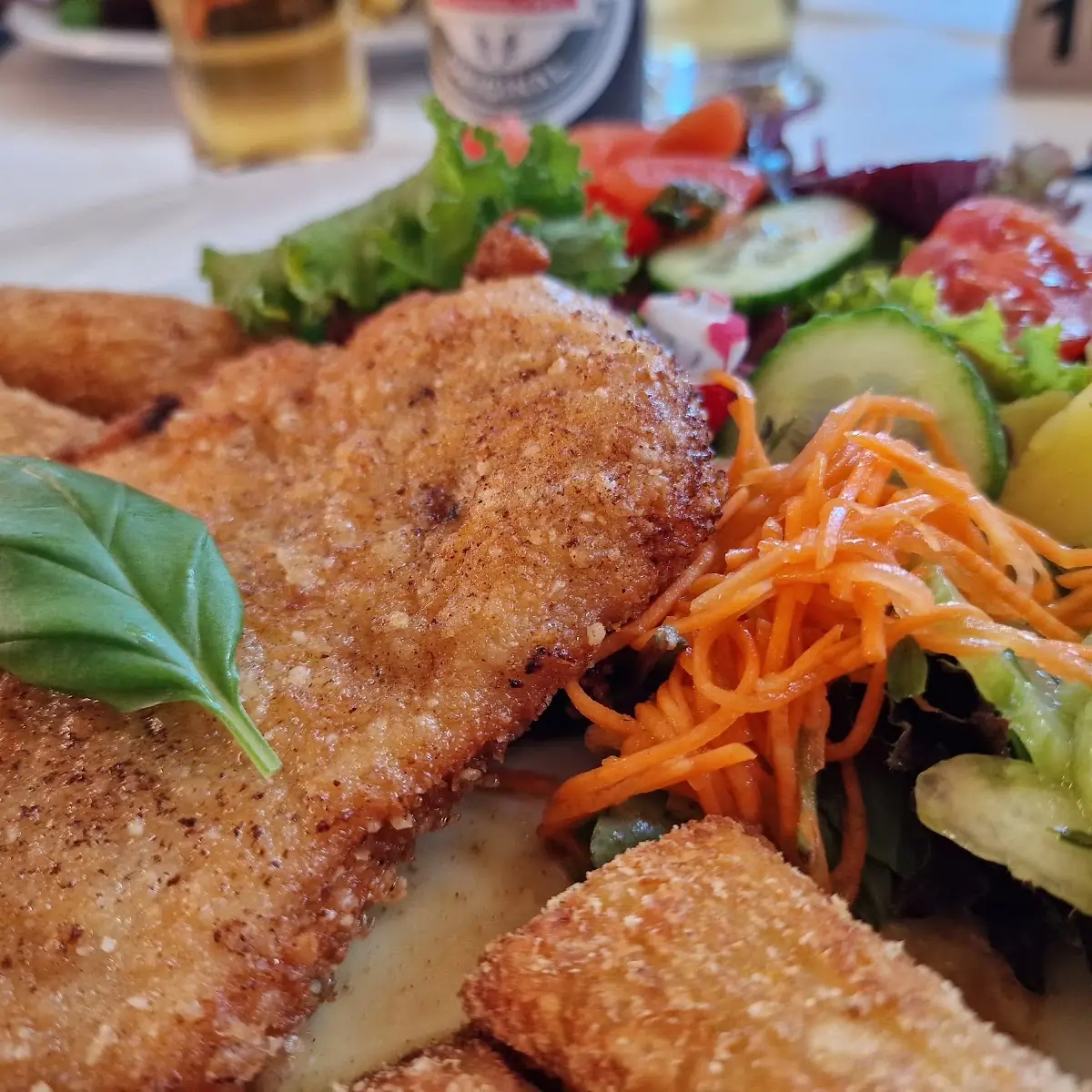 Hähnchenbrust, Restaurant August Horch