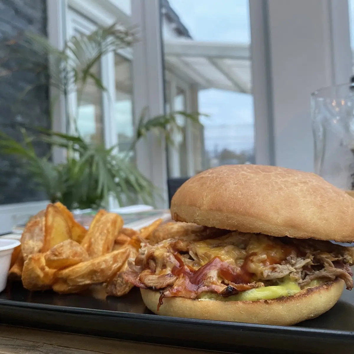 Pulled Pork Burger, NEXT Steak BEER Burger