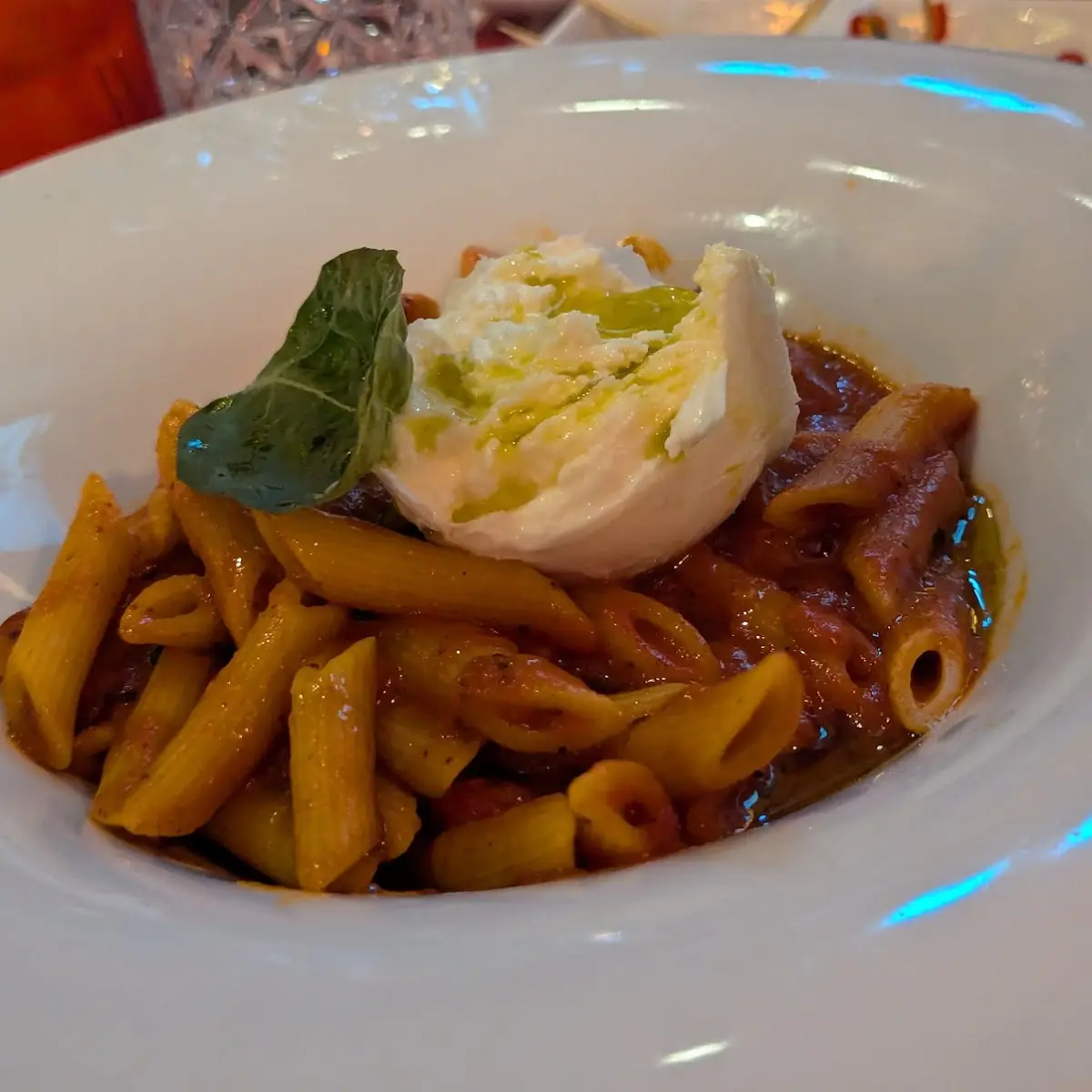 Pasta Mit Büffelmozarella