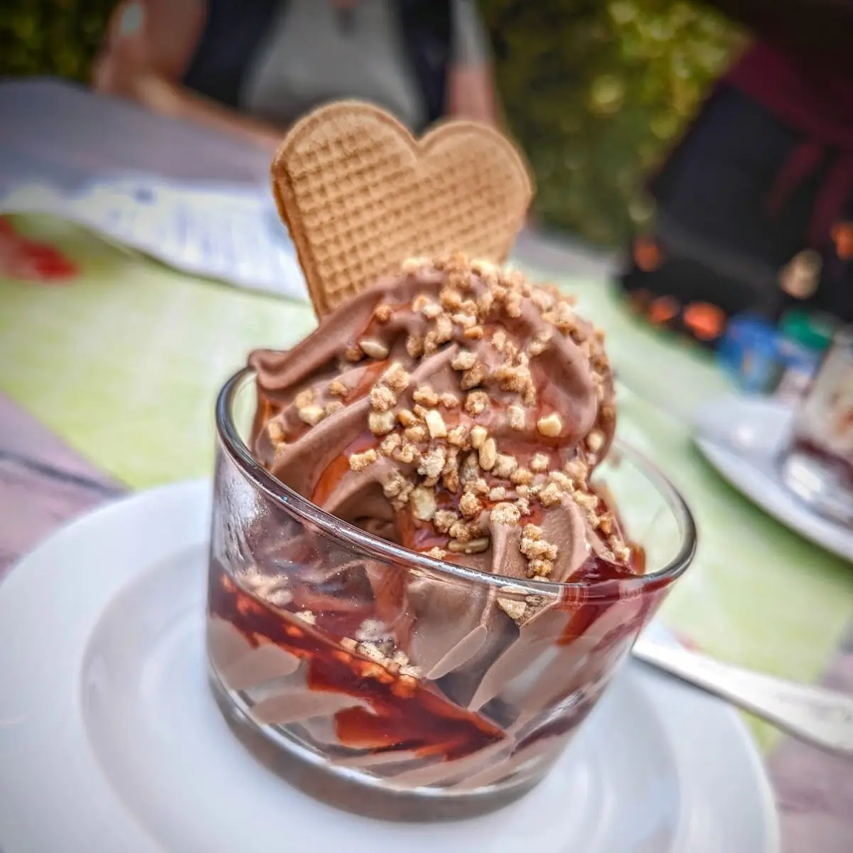 Schoko-softeis