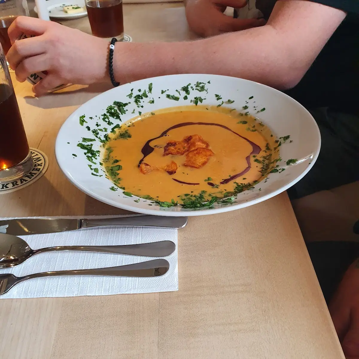Kürbissuppe